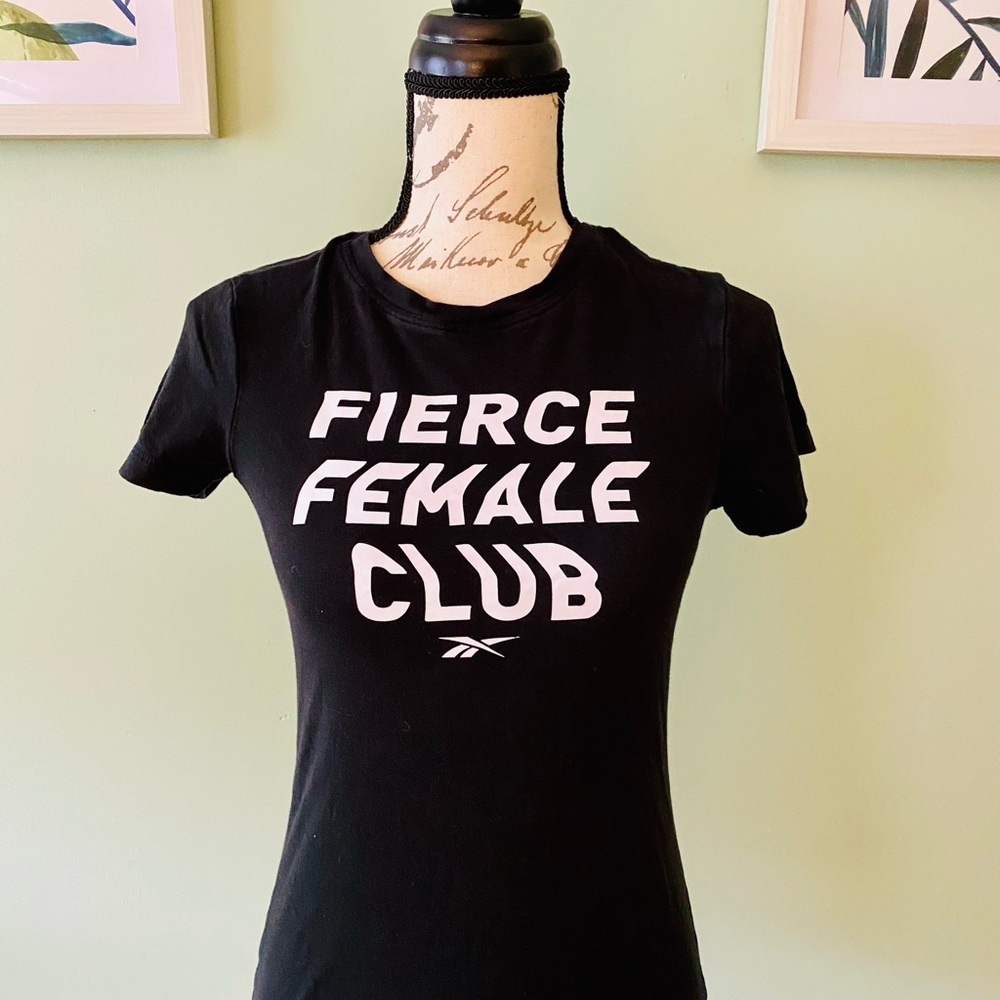 Reebok Black Fierce Female Club Tee